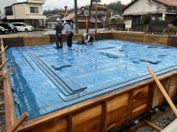 防蟻シート及び型枠状況