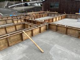 土間コンクリート後立上り型枠