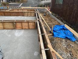 土間コンクリート後立上り型枠